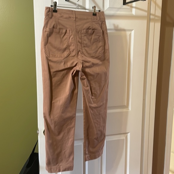 Goodthreads women’s high waisted straight leg brown clay color pants size 4 - Picture 2 of 8
